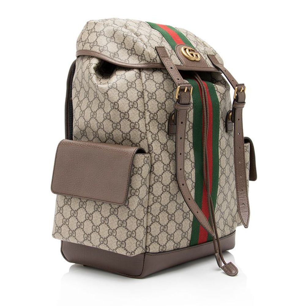 Gucci GG Supreme Ophidia Medium Backpack - Picture 2 of 12